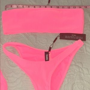 Triangl Hot Pink Bikini with fanny pack